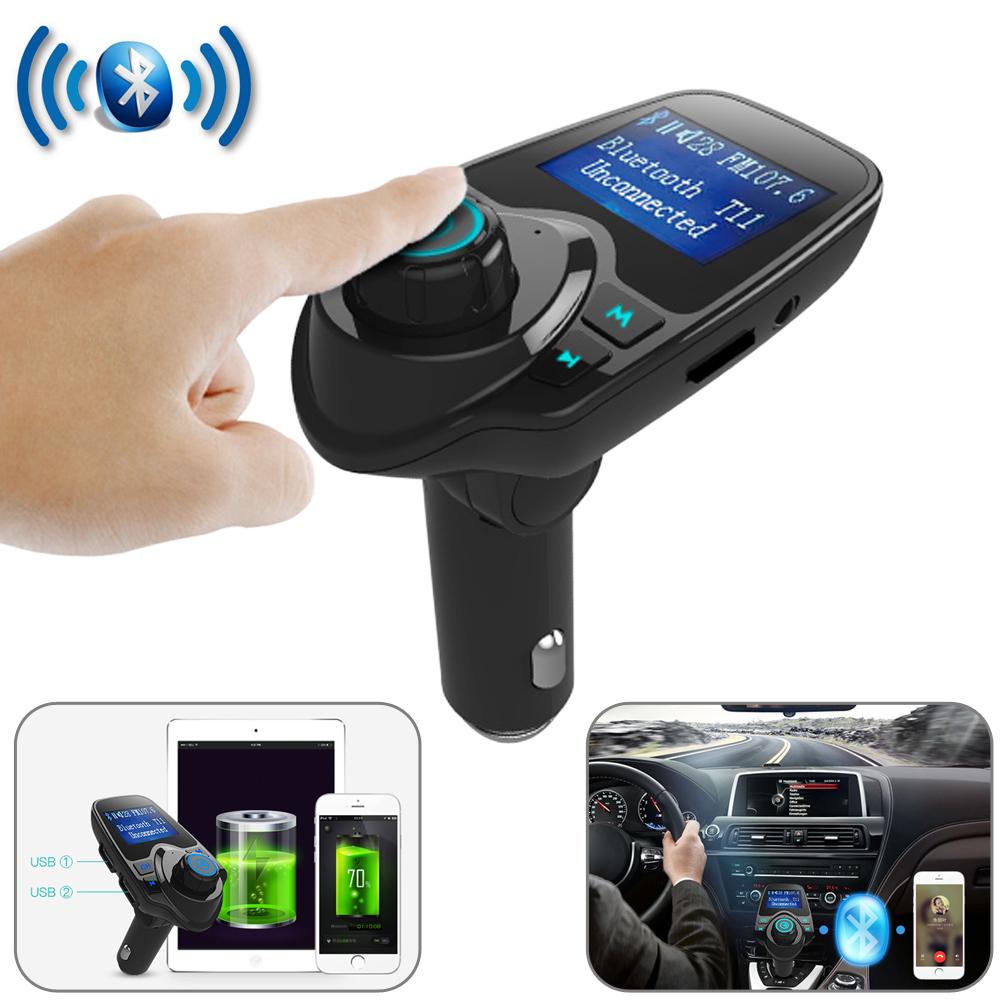 

Bluetooth FM Transmitter Radio Adapter Car Kit With 5V 2.1A USB Car Player, 501 Original