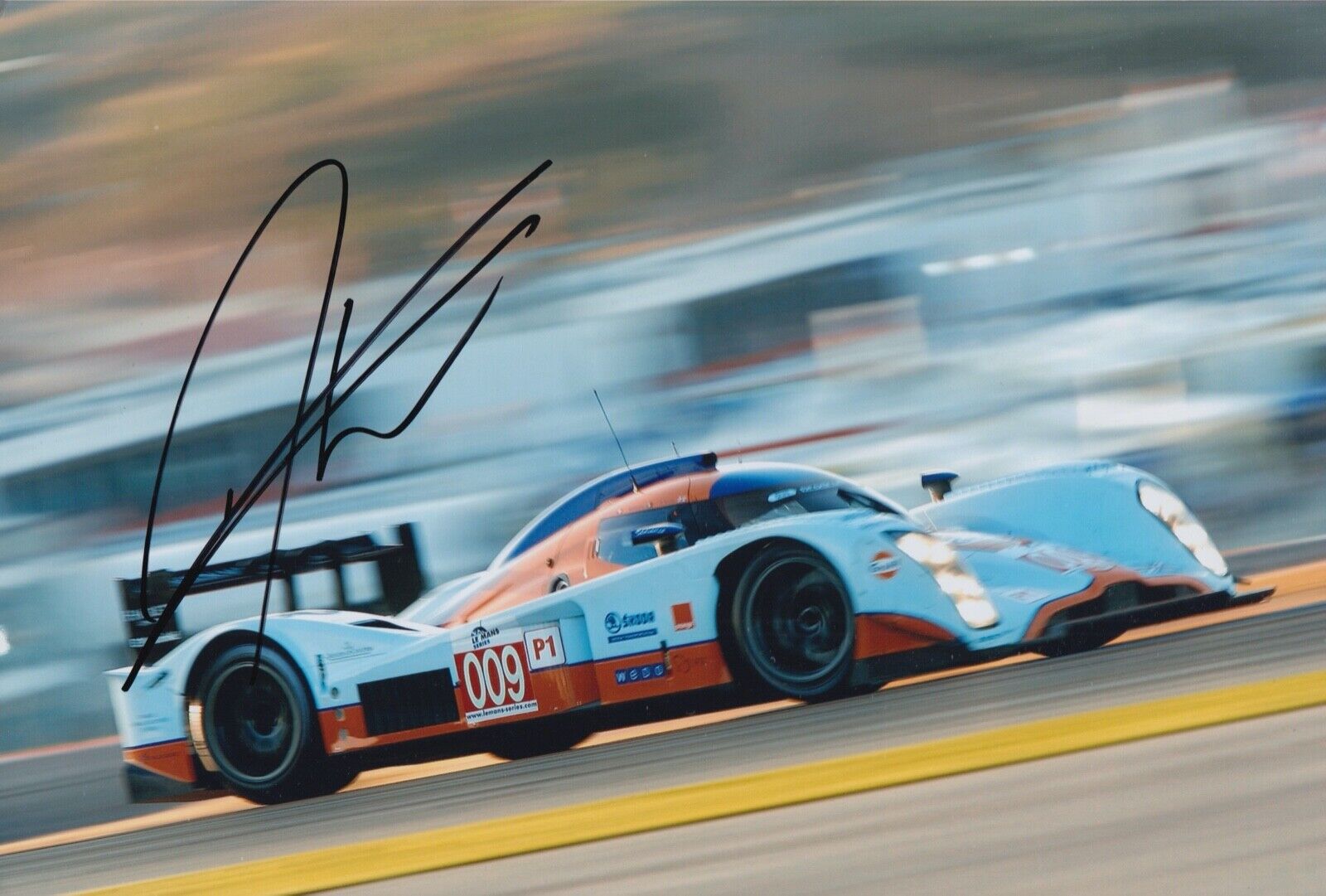 Darren Turner Hand Signed 12x8 Photo Poster painting Le Mans Autograph Aston Martin 7