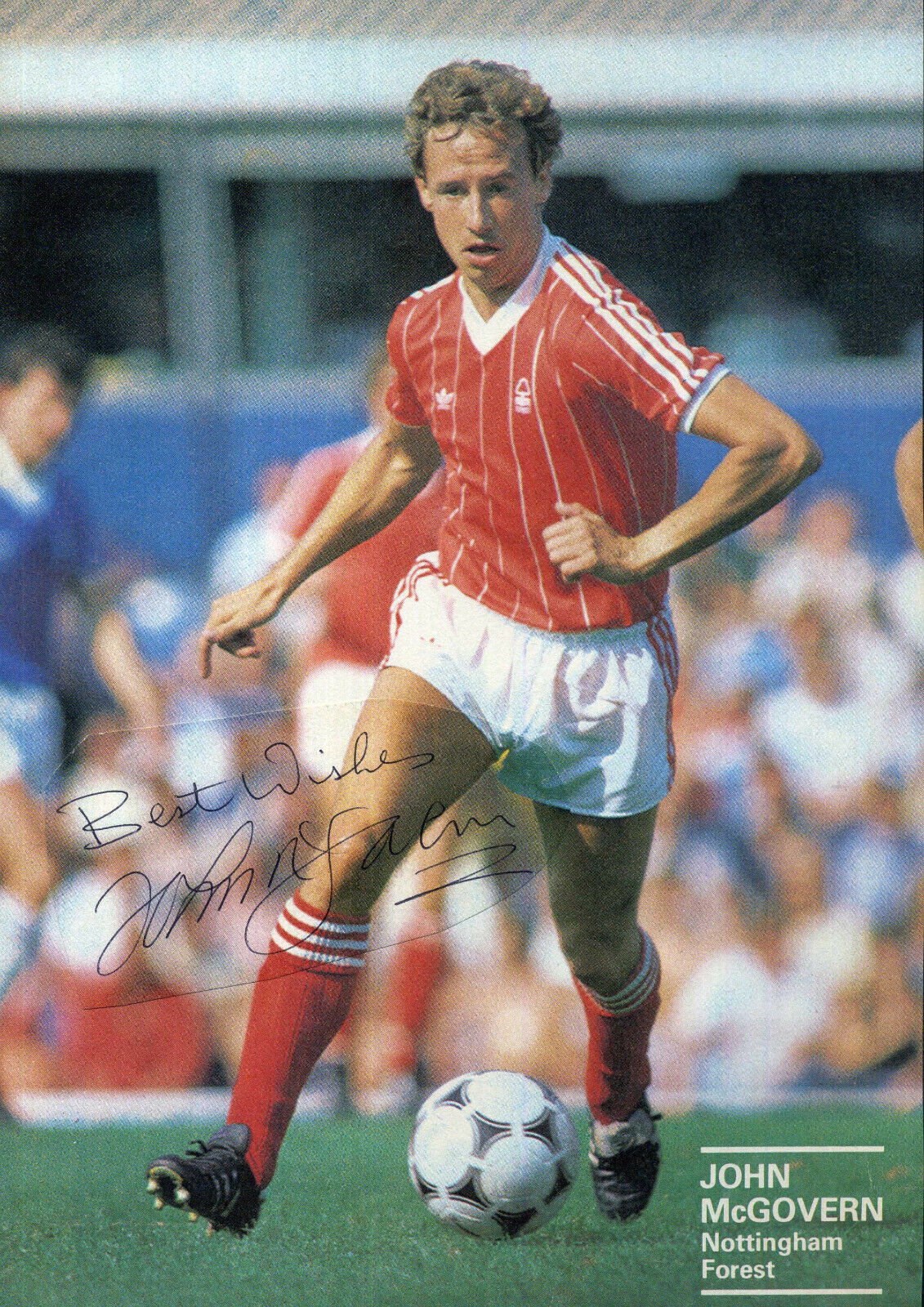 JOHN McGOVERN Signed Photo Poster paintinggraph - NOTTINGHAM FOREST / Derby County - Preprint