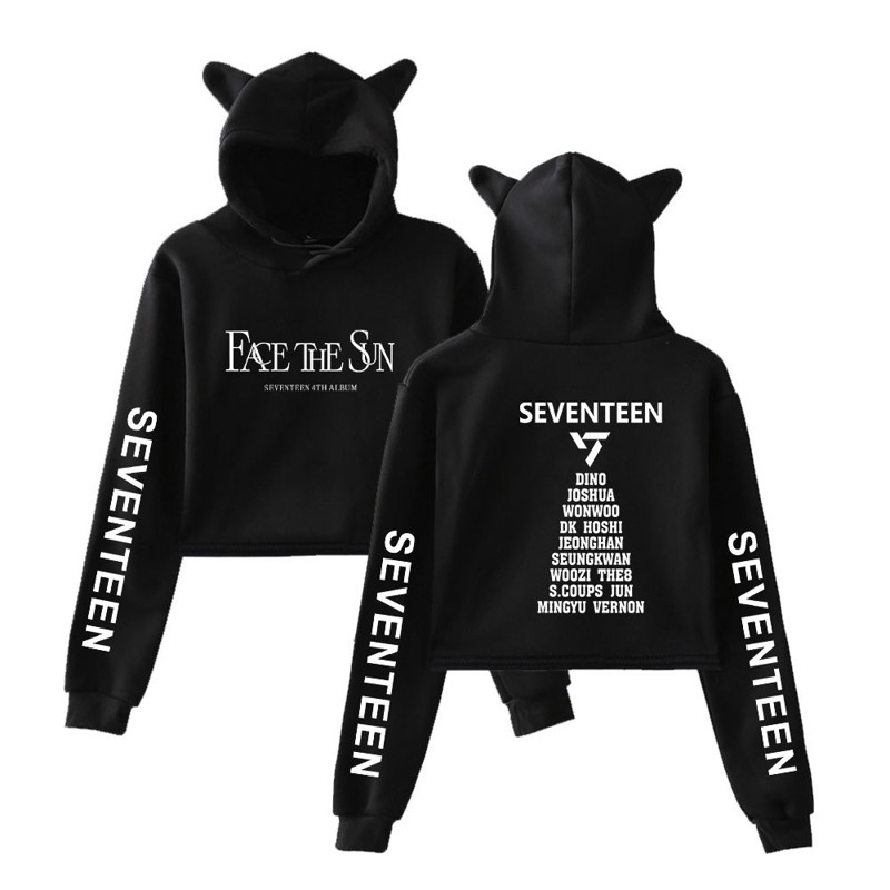 SEVENTEEN Face The Sun Cat Ear Hoodie officialsvtshop