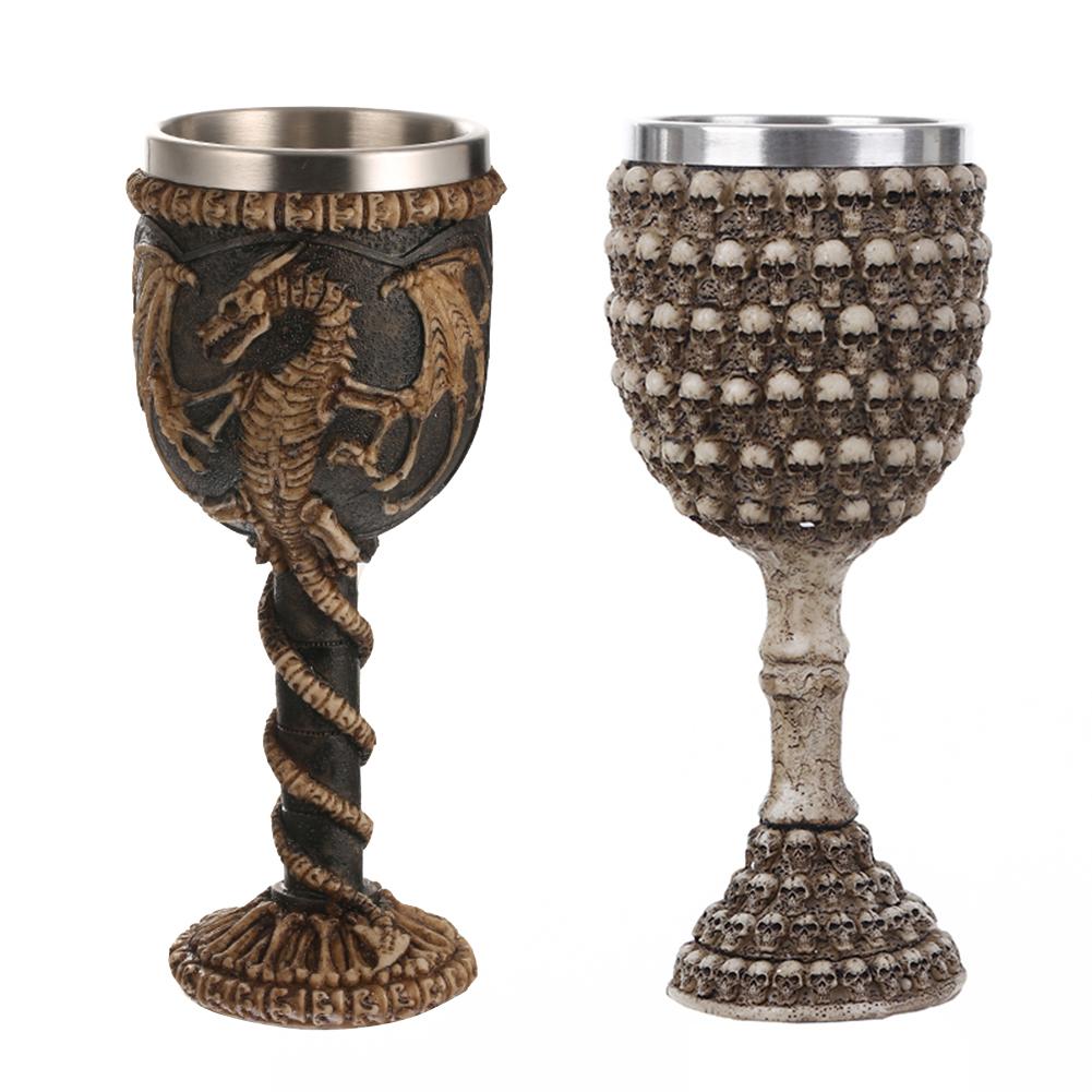 

Resin Skull Wine Glass Creative Skeleton Wine Cup for Halloween Gifts Decor, Rs-8001, 501 Original