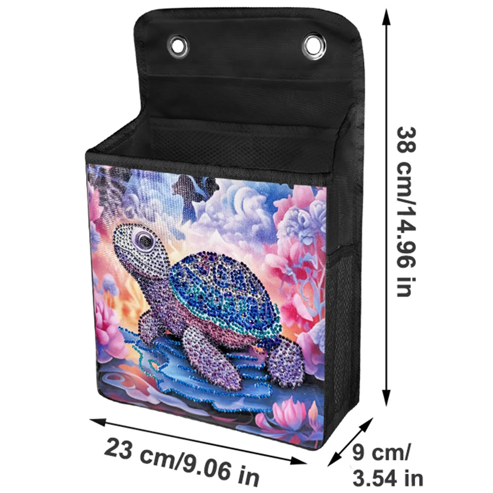 DIY Sea Turtle Diamond Painting Storage Bag Diamond Art Sundries Holder Bag