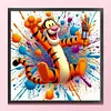 Tigger Painter - 18CT Stamped Cross Stitch 25*25cm tapestrymarket