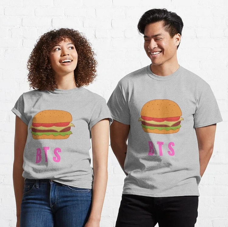 방탄소년단 McDonalds Burger Meal Classic T-Shirt