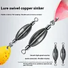 5Pcs Metal Fishing Lures Artificial Spinner Hard Baits Wobblers for Trout Bass