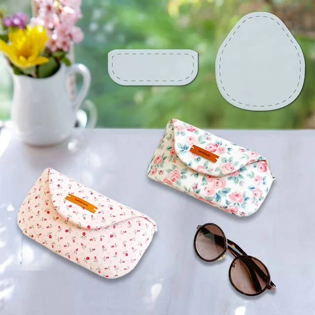 DIY Floral Glasses Case Templates