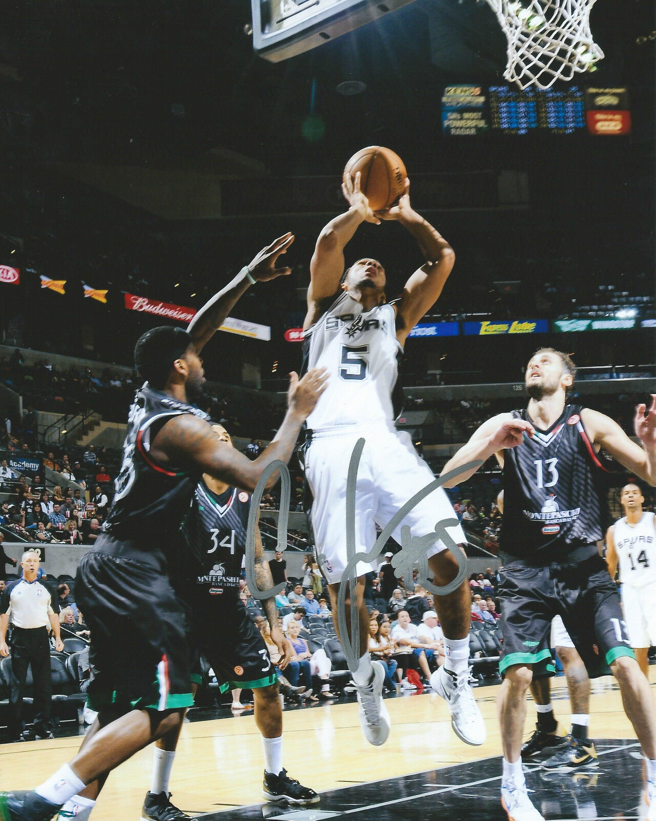 **GFA San Antonio Spurs *CORY JOSEPH* Signed 8x10 Photo Poster painting C3 COA**