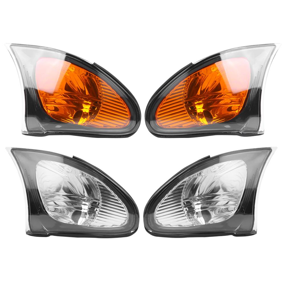 

2x Corner Lights Lamps without Bulbs for 3 Series E46 325i 325Xi 2002-2005, Clear lens, 501 Original