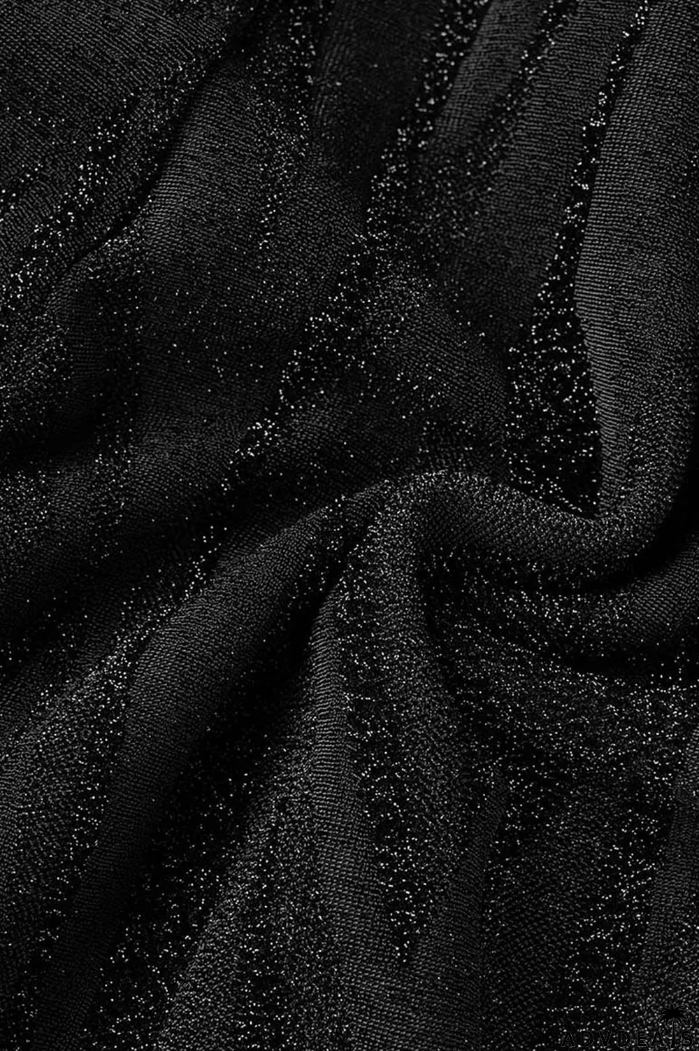 Black Sexy Print Bandage Patchwork V Neck Long Sleeve Two Pieces