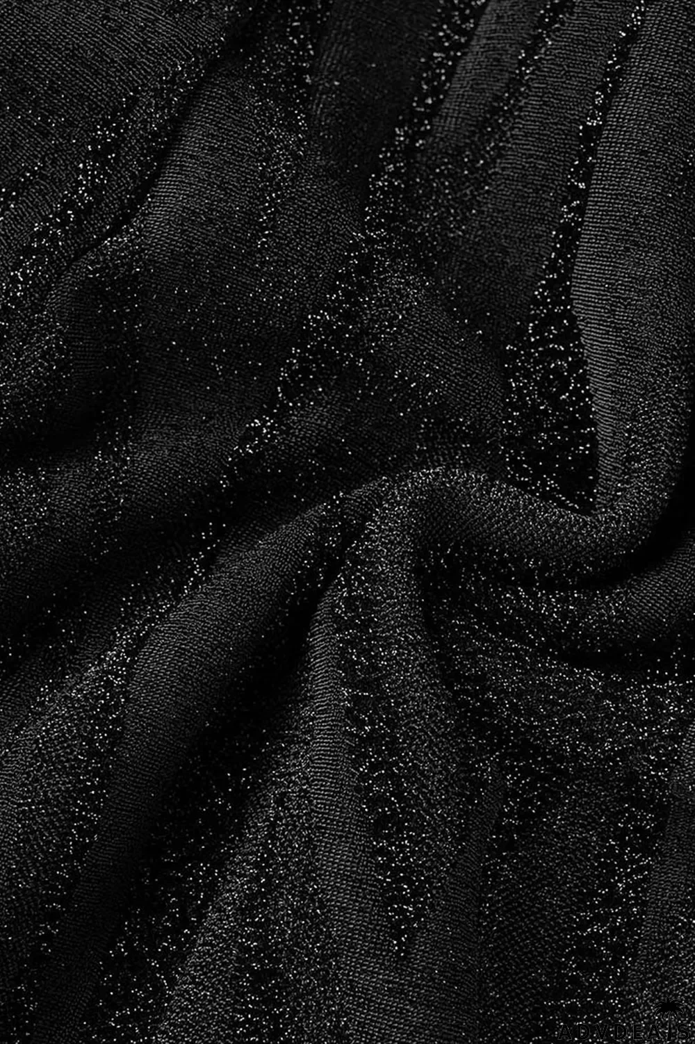 Black Sexy Print Bandage Patchwork V Neck Long Sleeve Two Pieces