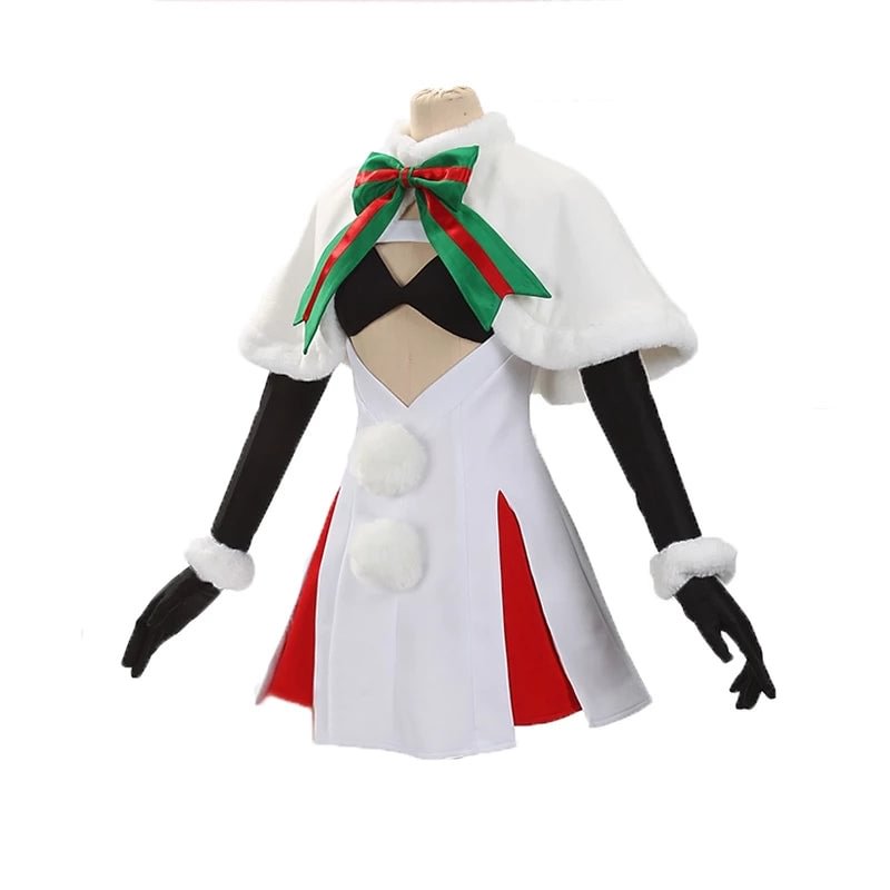 Fate Grand Order Fate Apocrypha Joan of Jeanne d'Arc Alter Santa Lily Christmas Day Cosplay Costume