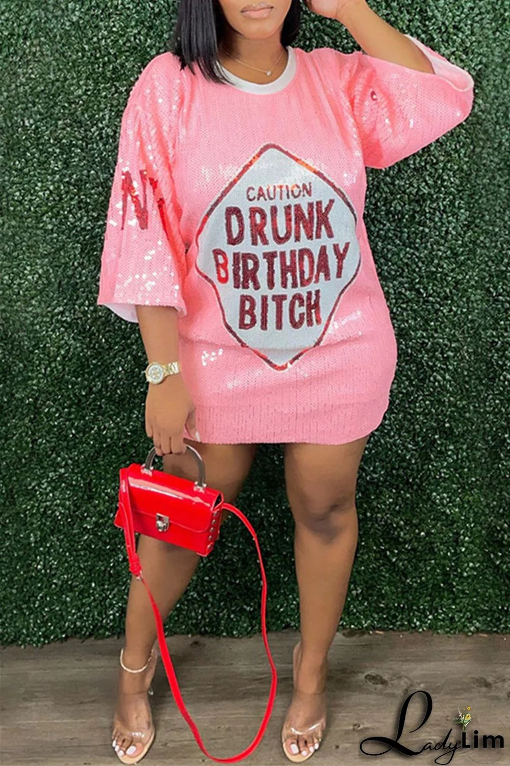 Stripe Fashion Casual Patchwork Sequins O Neck A Line Dresses