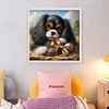King Charles Cavaliers Dog-14CT Counted Cross Stitch 40*40cm tapestrymarket