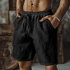  Men's Casual Drawstring Shorts with Side Pockets - Perfect for Summer Outings by Inlyline