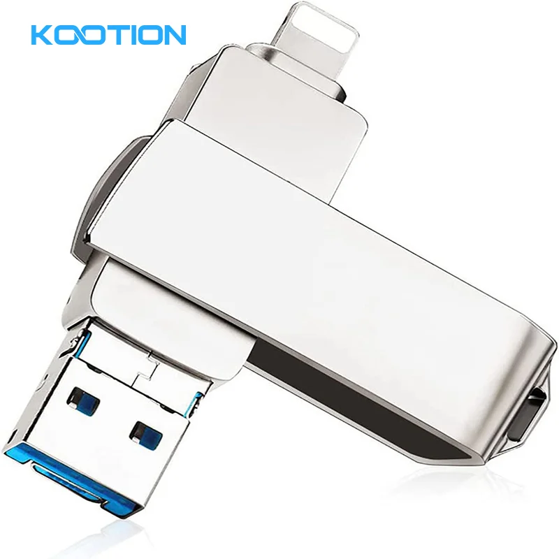 KOOTION 128GB 3-in-1 USB 3.0 Flash Drive