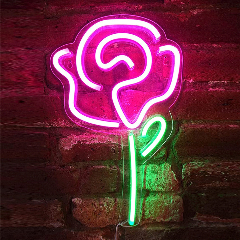 

Rose Flower - Led Neon Light Sign, 501 Original