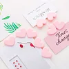 20PCS Cute Pink Heart Shape Paper Clips Photo Pins Student Office Functional Stationery