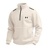 Men's Waffle Turtleneck Half Zip Sweatshirt
