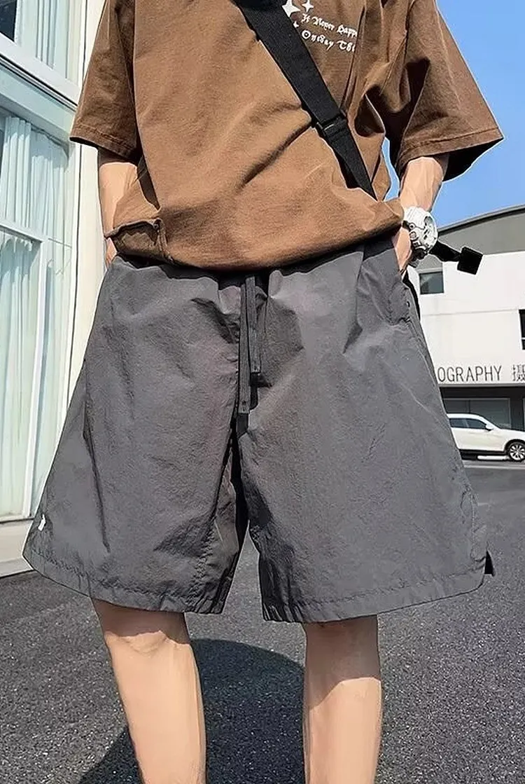 Spring Summer Men's Loose Trousers Street Casual Style Versatile Options