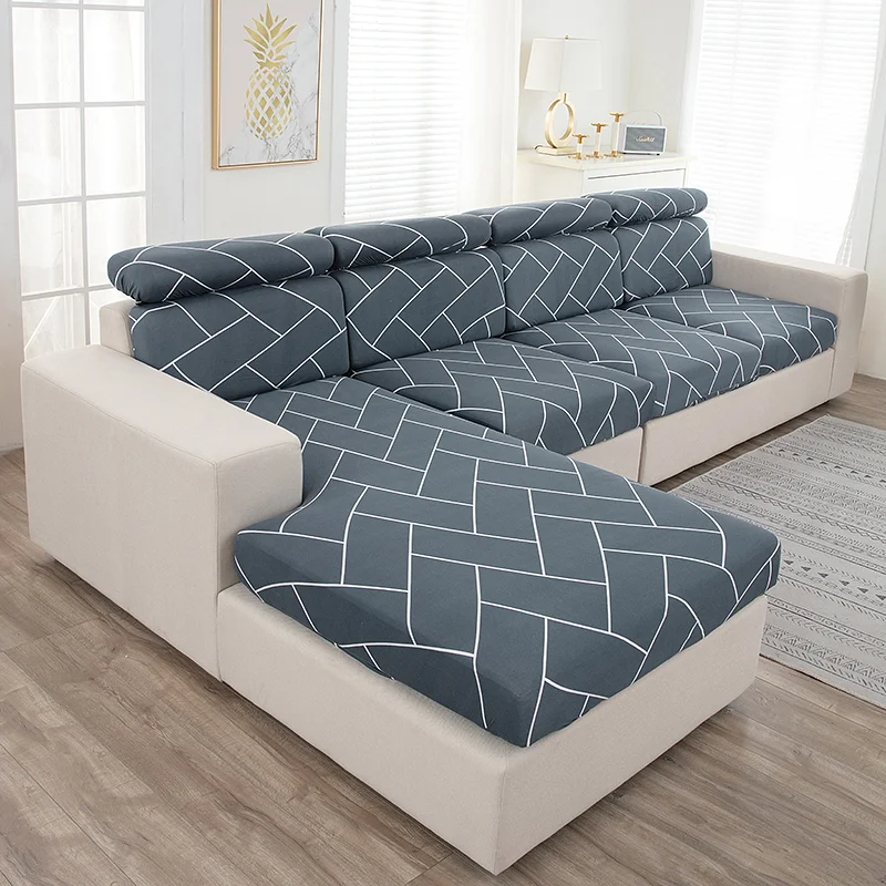 Nigikala Printed Sofa Seat Cover Stretch Sofa Covers for Living Room Furniture Protector Armchair Couch Cover for Pets, Kids 1pc