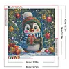 Diamond Painting -DIY Round Drill Christmas Penguin(40x40cm)
