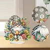 >SALE<Special Shape Cute Gnome Table Top Diamond Painting Ornament Kits (Gold Egg)