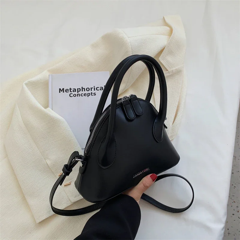 Pongl Women's Shell Bag PU Leather Crossbody Bags Fashion Women Handbags and Purses Ladies Luxury Brand Shoulder Bag Lady Clutch Totes