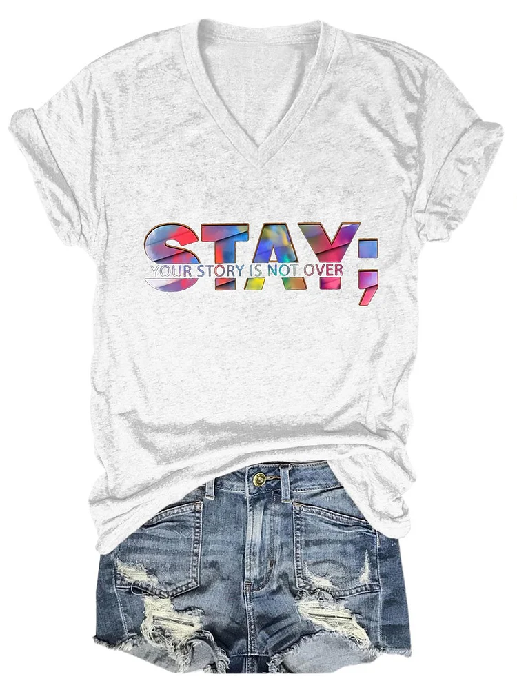 Women'S  Your Story Is Not Over Prevention Shirt socialshop