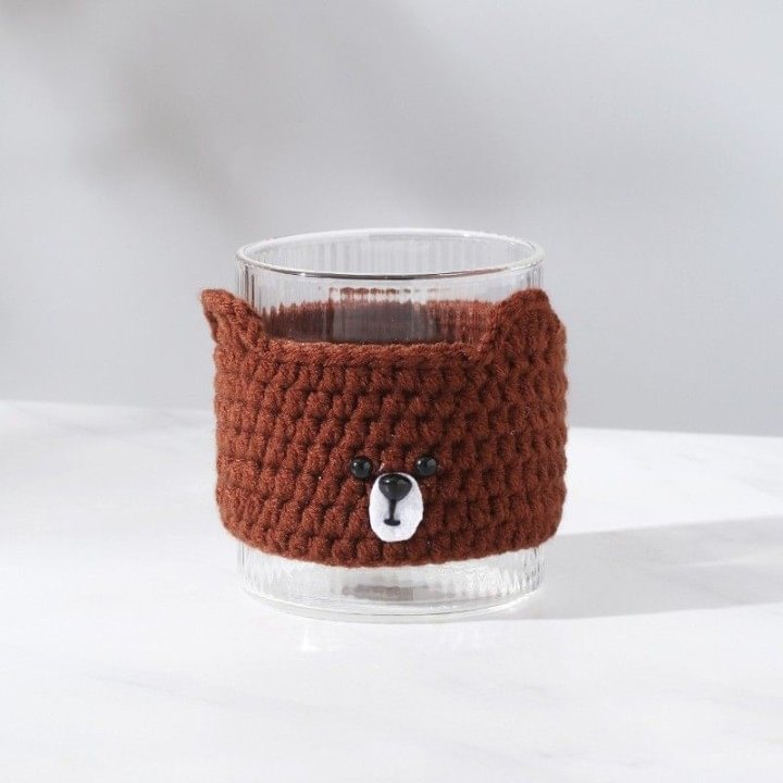 Vaillex - Bear Cup Covers Crochet Pattern For Beginner