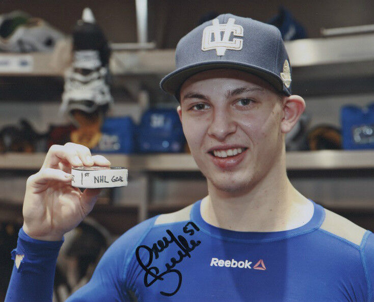 Vancouver Canucks Troy Stecher Signed Autographed 8x10 NHL Photo Poster painting COA DD