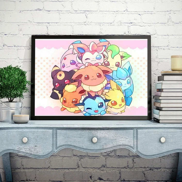 5d Diamond Painting Pokemon Cartoon Anime