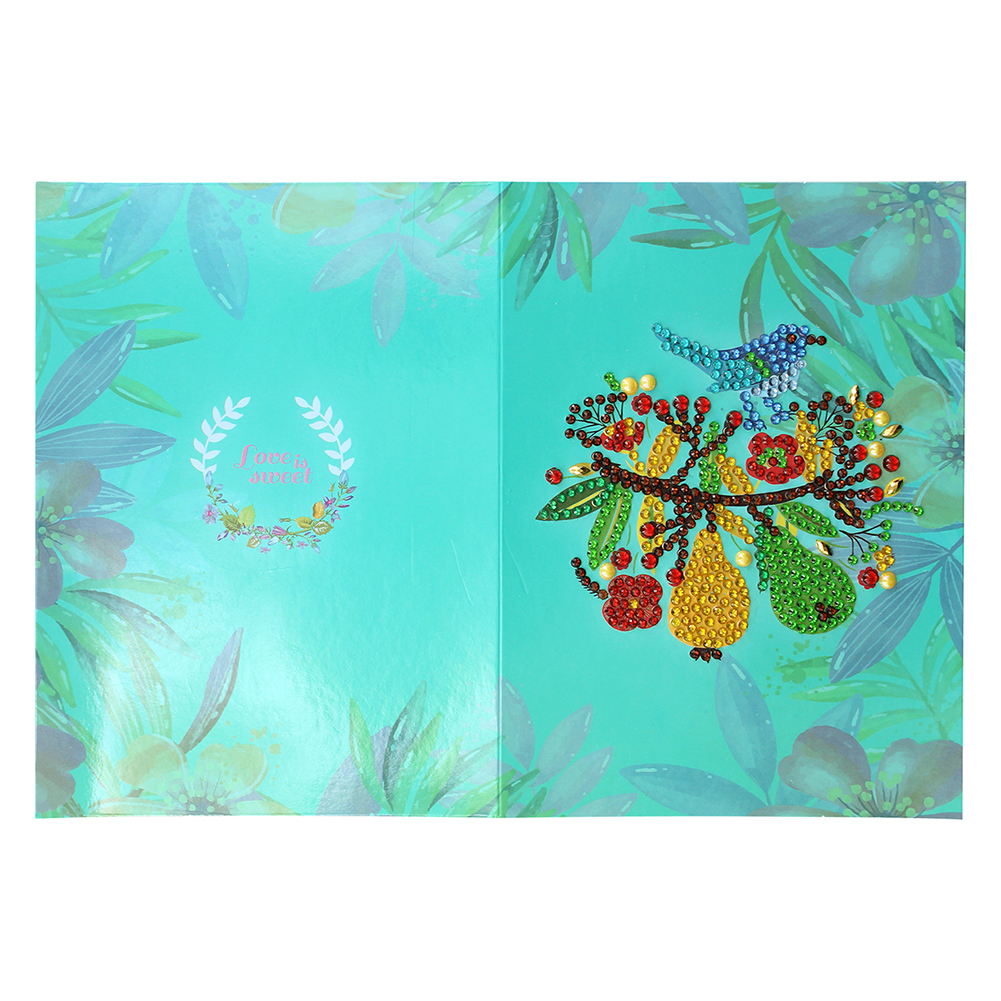 

Branch Birds Christmas - 5D DIY Craft Greeting Card, 501 Original