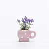 Cute Plant Fridge Magnets Mini Ceramic Vase Fridge Magnets Tiny 3D Plant Vase