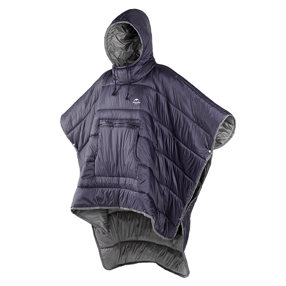 

Naturehike Portable Camping Cloak Style Lazy Warm Sleeping Bag (Purple, 501 Original