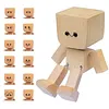 Shaking Feet Wooden Dolls Ornaments Wooden Figure Shaking Feet for Car Sedan SUV