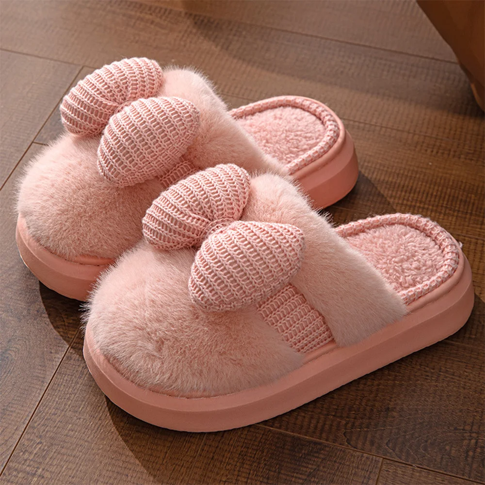 Smiledeer Household thickened warm anti-slip cotton slippers