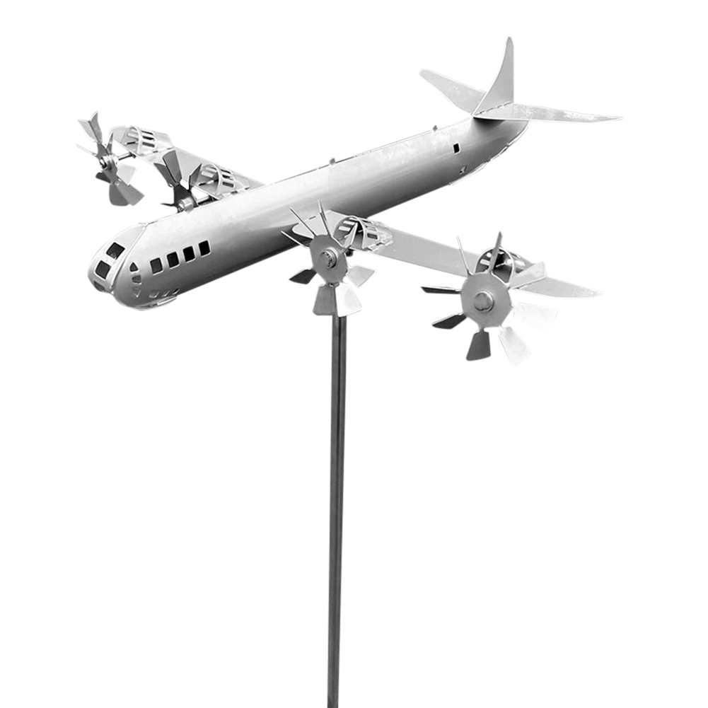 

Metal Airplane Windmill Aircraft Wind Spinners Outdoor Garden Decorations, 501 Original