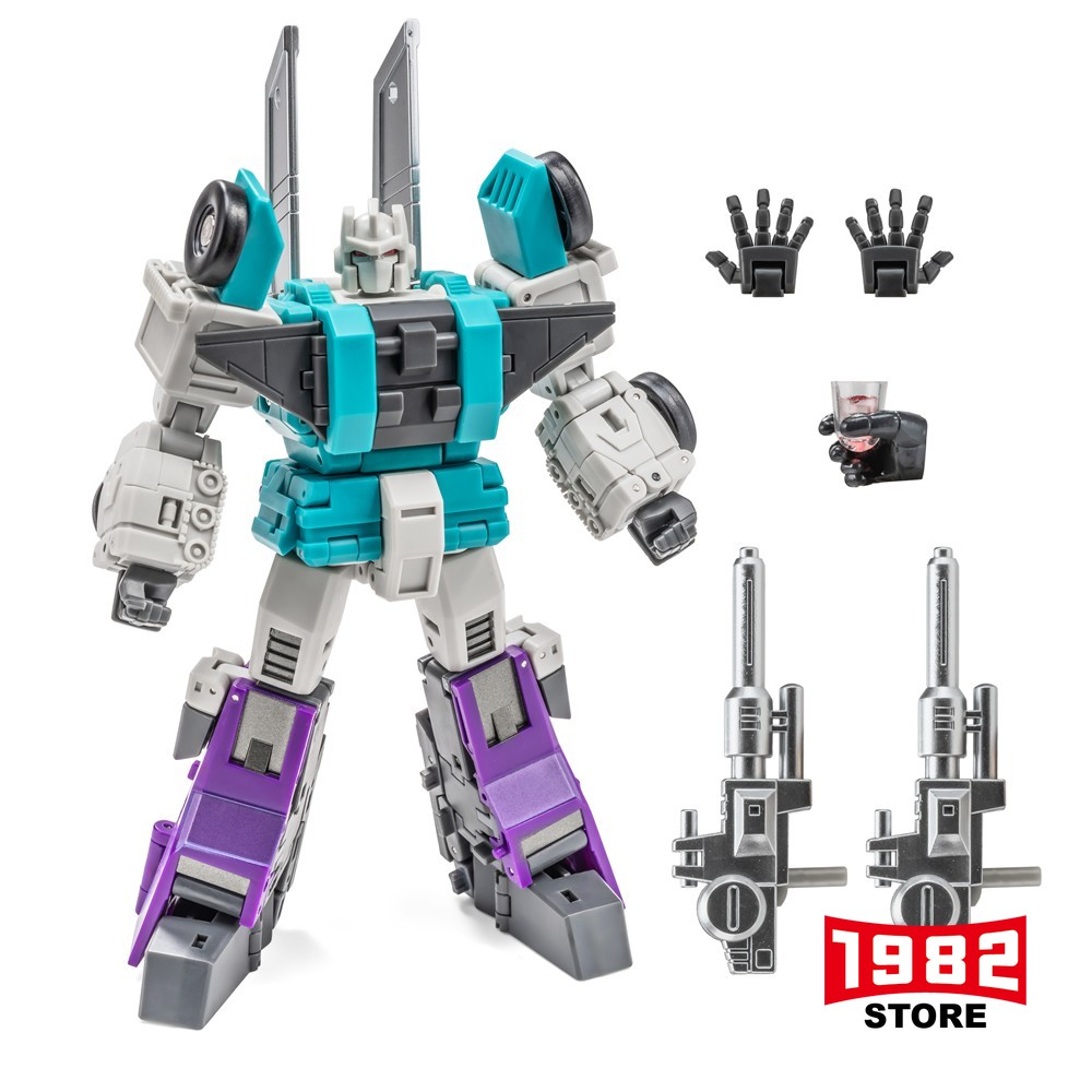 NEWAGE NA H74 CHO Sixshot Mini Robot - Transformables Action Figure, Detailed Collectible Model Toy, Mini-Sized Robot Toy, New Release for Kids & Adult Collectors