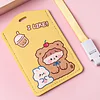 8PCS Adorable Cartoon Kids ID Bus School Card Cover Hanging Badge
