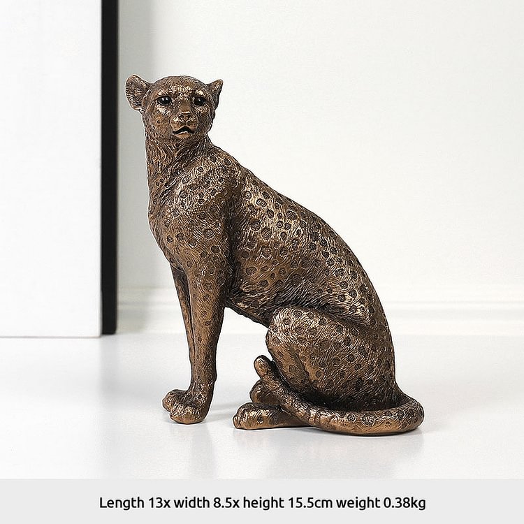 Vintage Leopard Craft Ornament