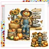 (40*40cm)Scarecrow Pumpkin - Full Square Drill Diamond Painting
