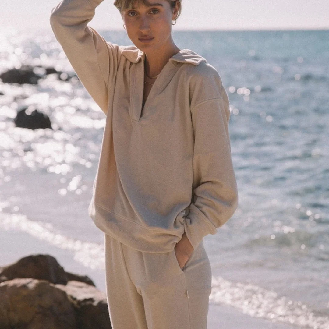 Women's 2-Piece Sweatshirt Casual Jogging Set Sportswear