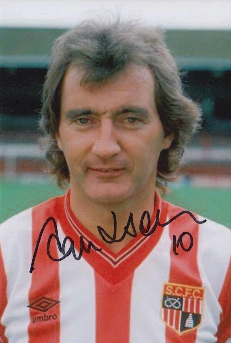 ALAN HUDSON HAND SIGNED 6X4 Photo Poster painting STOKE CITY FOOTBALL AUTOGRAPH 4