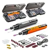 39Pcs Portable Cordless Engraving Pen with LED Digital Display Mini Electric Rotary Tool Kit 6-Speed Adjustable Rechargeable Multifunctional Tools for DIY Sanding Polishing Drilling
