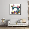 Flower Sewing Machine-Partial 11CT Stamped Cross Stitch Bead Embroidery 36*36cm tapestrymarket