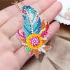 5D Diamond Art Key Rings Art Craft DIY Double Sided Cartoon Keychain Kits