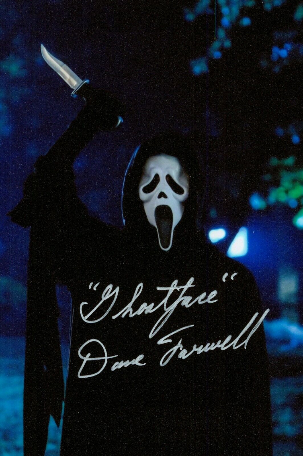 Dane Farwell Hand Signed 6x4 Photo Poster painting Scream Ghostface Autograph Memorabilia + COA