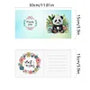 6pcs DIY Garden Animal Special Shape Diamond Painting Card