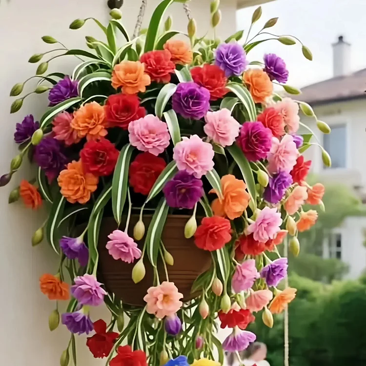 Grand Bloom Spider Plant Seeds/Bulbs 💐 Nature&rsquo;s Hanging Masterpiece of Color & Grace