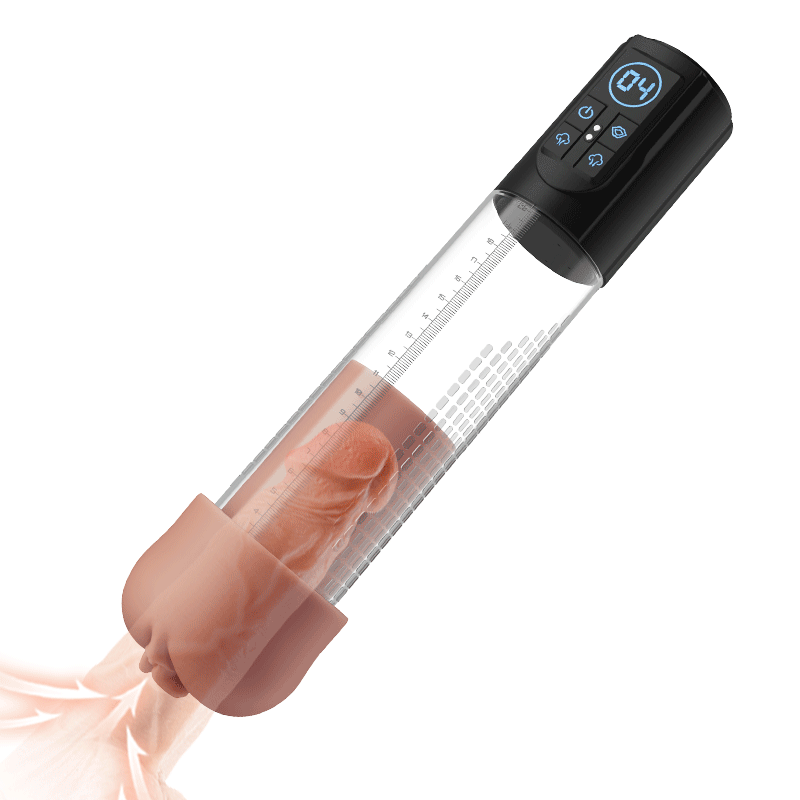 3-in-1 Design 3 Vacuum Suction Automatic Suction Penis Pump - Rose Toy
